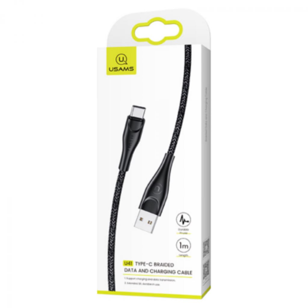 Usams SJ392USB01 USB-C töltő és adat kábel (1323995) (SJ392USB01)