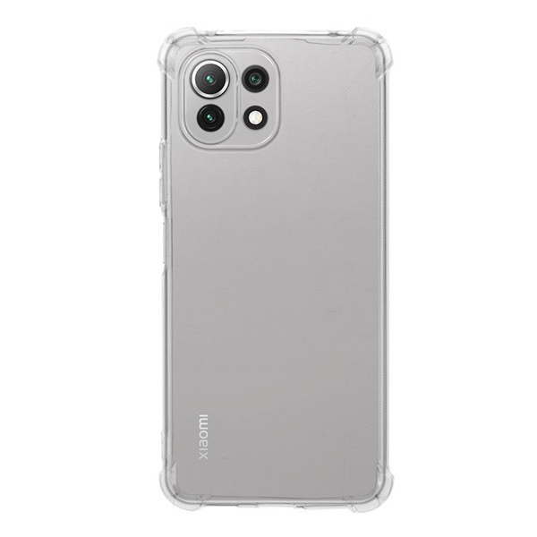 Szilikon telefonvédő (közepesen ütésálló, légpárnás sarok) ÁTLÁTSZÓ [Xiaomi 11 Lite 5G NE] (5996591098234)