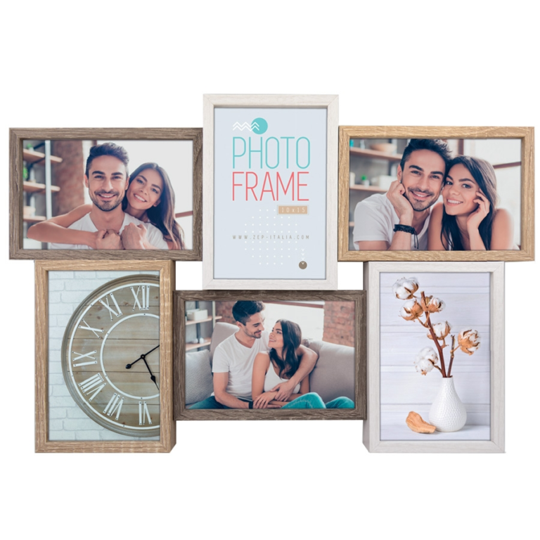 ZEP LE664 Lescot 30x44 képkeret - Fehér/barna (LE664)