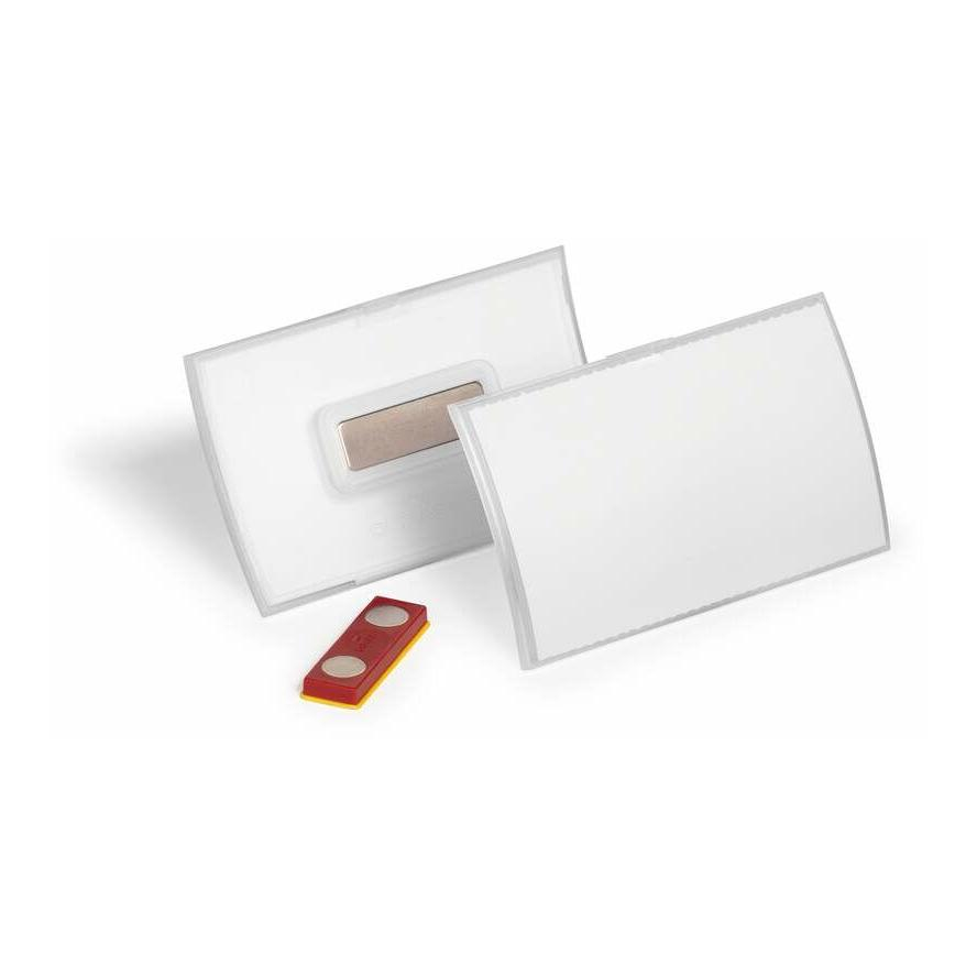 Durable 826019 Névtábla CLICK FOLD (Sz x Ma) 95 mm x 60 mm Mágnes 10 db (826019)