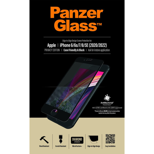 PanzerGlass P2679 protezione per lo schermo e il retro dei telefoni cellulari Pellicola proteggischermo trasparente Apple 1 pz