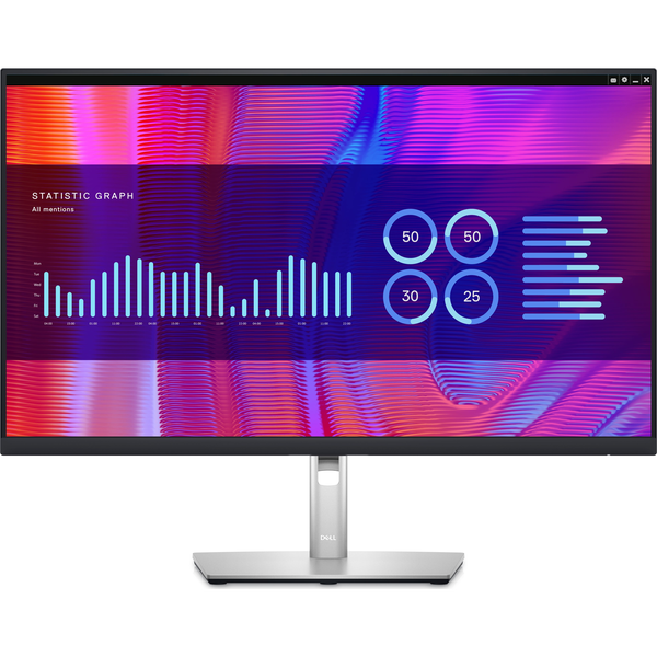 DELL P Series P2723DE LED display 68,6 cm (27") 2560 x 1440 pixel Quad HD LCD Sort