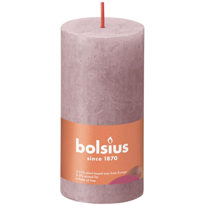 BOLSIUS Rustic Osh Rose 10 cm, 178 g (8717847149183)