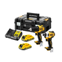 DEWALT DCK2061D2T-QW 18V AKKUS GÉPCSOMAG (DCD708 FÚRÓ-CSAVAROZÓ + DCF809 ÜTVECSAVAROZÓ)