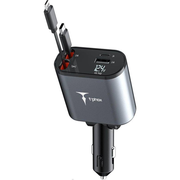 Ładowarka T-Phox ŁAD SAM. T-PHOX FLEXIT 4IN1 86W SZARA