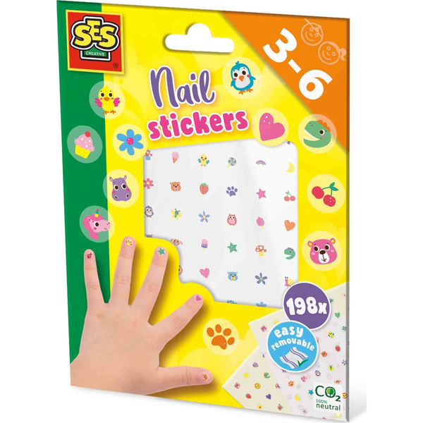 SES Creative 14044 stickers per le unghie 198 pz Multicolore