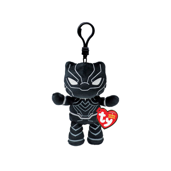 Beanie Babies clip plüss BLACK PANTHER, 8,5 cm