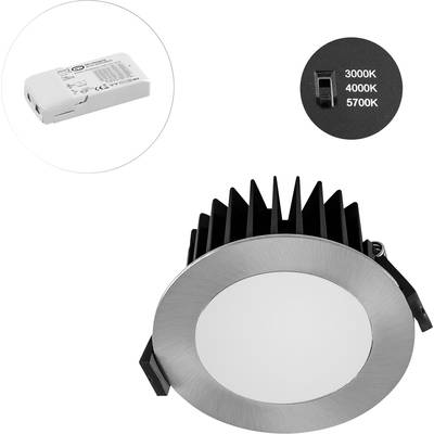 EVN L44D101325 EVN Lichttechnik LED-es beépíthető lámpa LED Fixen beépített LED-es 10 W Króm (L44D101325)