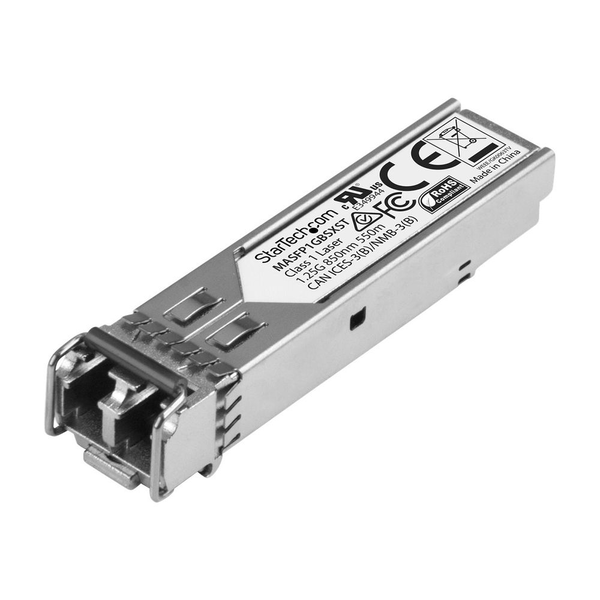 StarTech.com MASFP1GBSXST modul til netværksmodtager Fiberoptisk 1250 Mbit/s SFP 850 nm