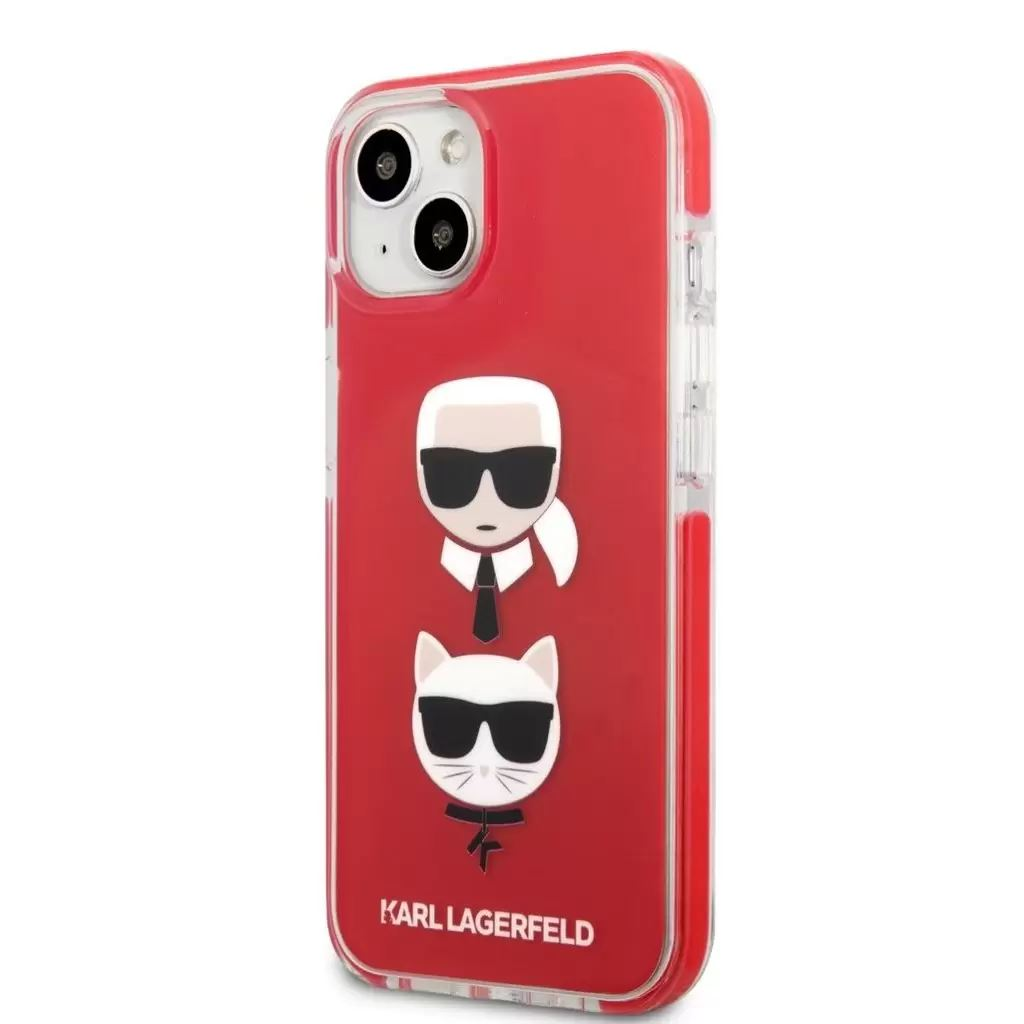 Karl Lagerfeld Apple Iphone 13 Mini Karl et Choupette piros tok (KLHCP13STPE2TR) (KLHCP13STPE2TR)