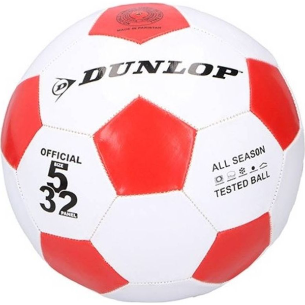Dunlop Dunlop - Piłka do nogi 23 cm (Czerwona)