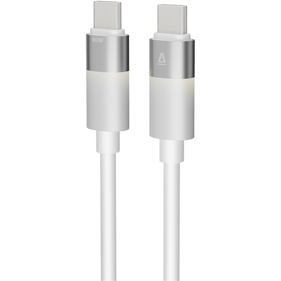 AVAX USB 2.0 Type C Összekötő Fehér 1m CB316