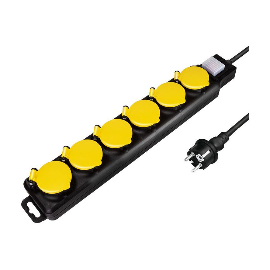 LogiLink LPS256 6-os túlfeszültség védő - elosztó 1.5m (LPS256)