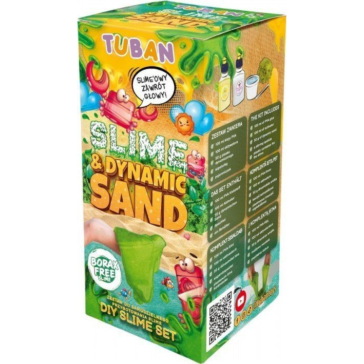 Tuban Slime és Dinamikus Homok - Zöld Színben (TU3394)