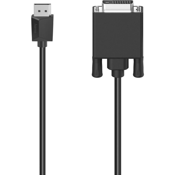 Hama 00200713 adaptér na video kábel 1,5 m DisplayPort DVI Čierna