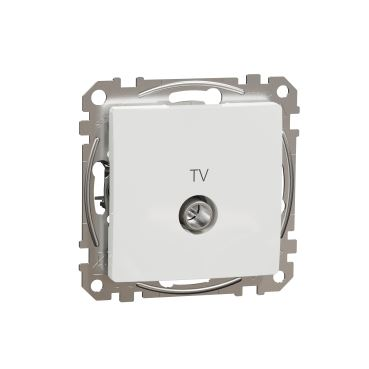 SCHNEIDER 4 dB SDD TV aljzat végzáró fehér (SDD111471) (SDD111471)