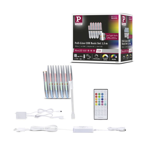 Paulmann MaxLED  Home LED szalag (kezdő készlet) 10 W RGBW Fehér, Átlátszó (71197)