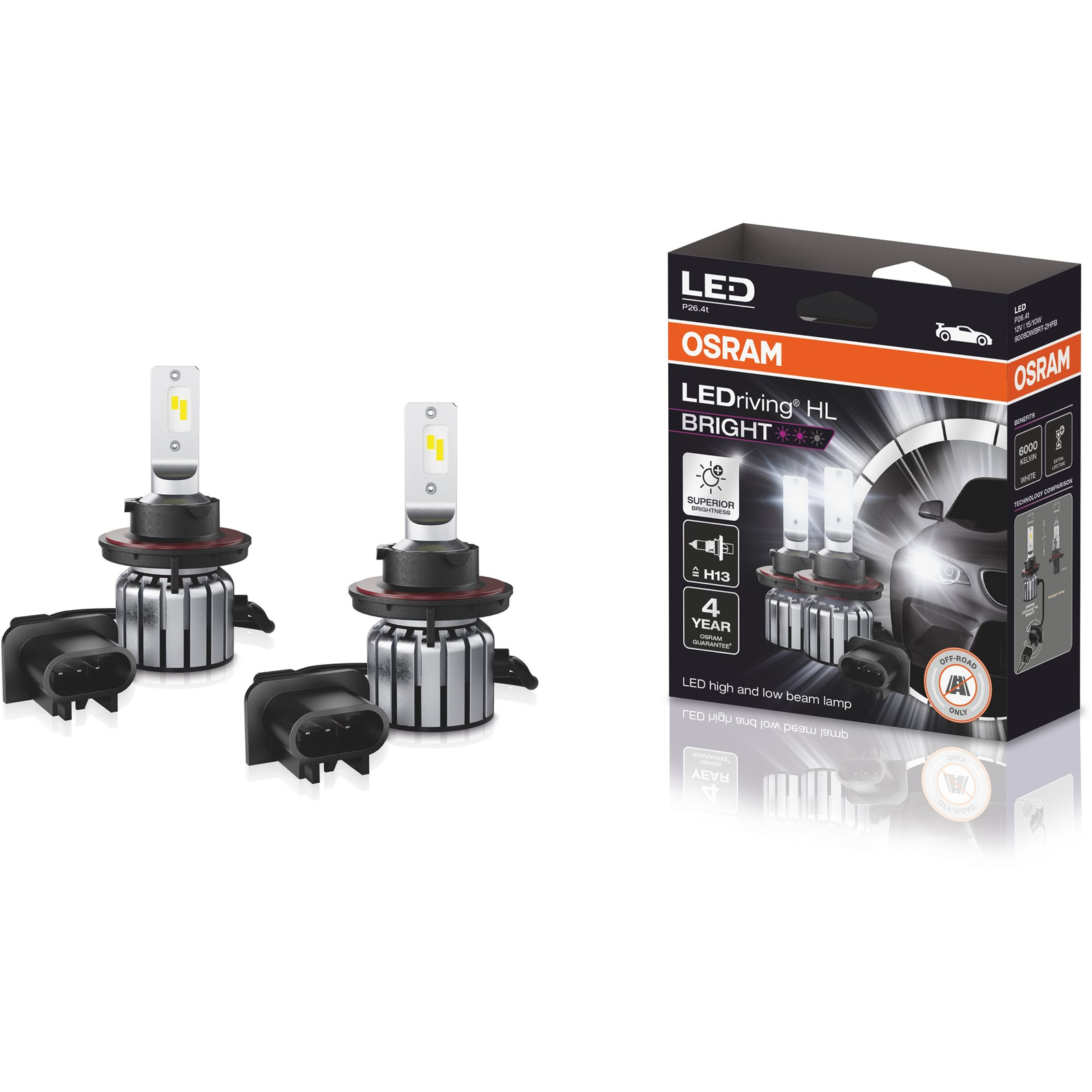OSRAM LEDriving HL BRIGHT +300% 