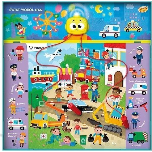 Smily Play Електрическа настолна игра с въпроси - Светът около нас