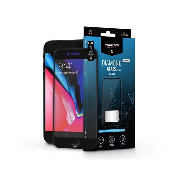 MyScreen iPhone 7/8/SE 2020 2.5D üveg kijelzővédő fólia (LA-1979) (LA-1979)