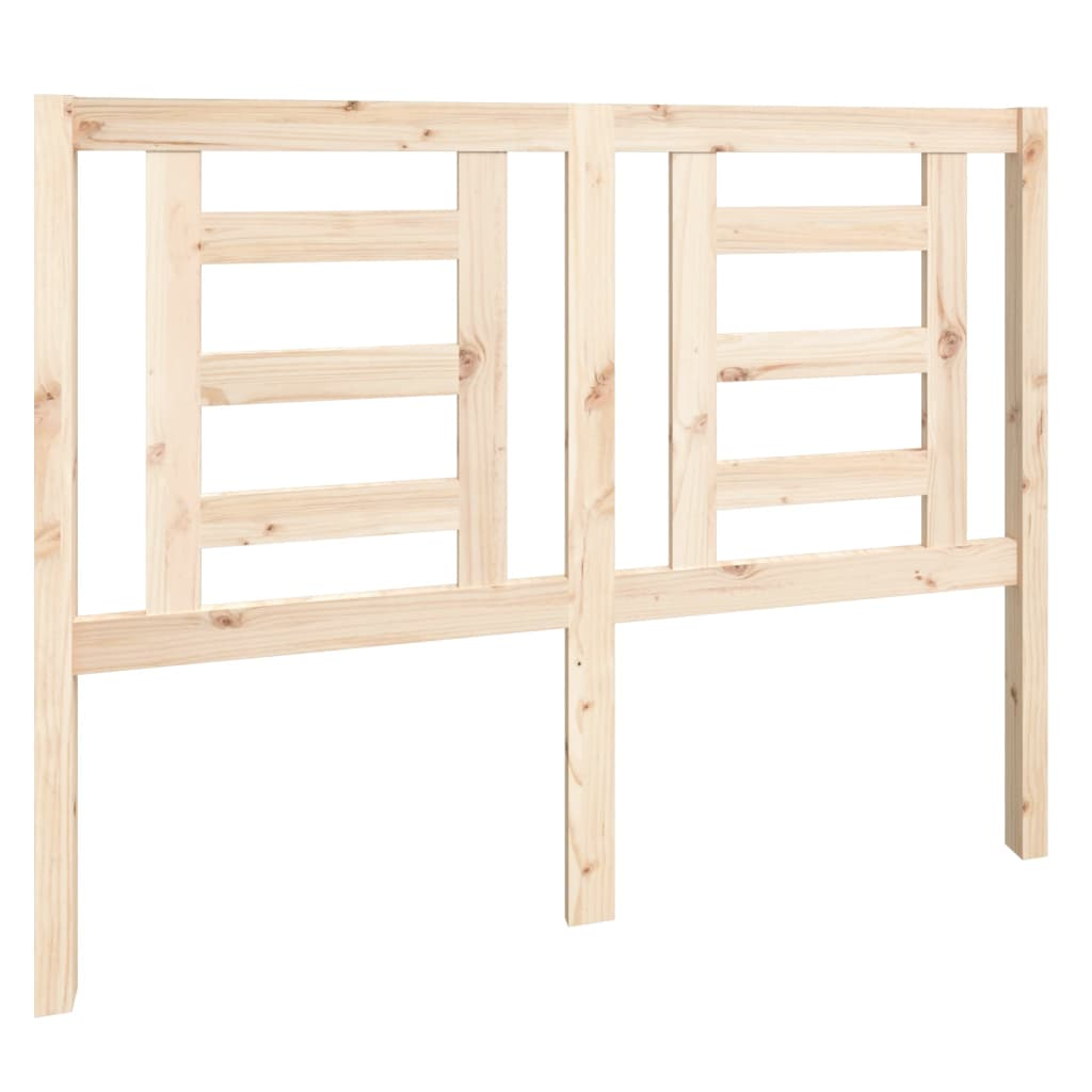 tömör fenyőfa ágyfejtámla 126 x 4 x 100 cm (818810)