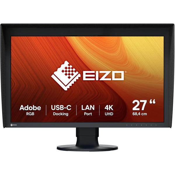 EIZO ColorEdge CG2700X computerskærm 68,6 cm (27") 3840 x 2160 pixel 4K Ultra HD LCD Sort