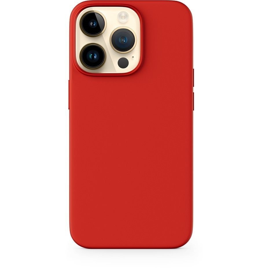 Epico iPhone 14 Pro szilikon tok MagSafe rögzítéssel - piros (69310102900001)