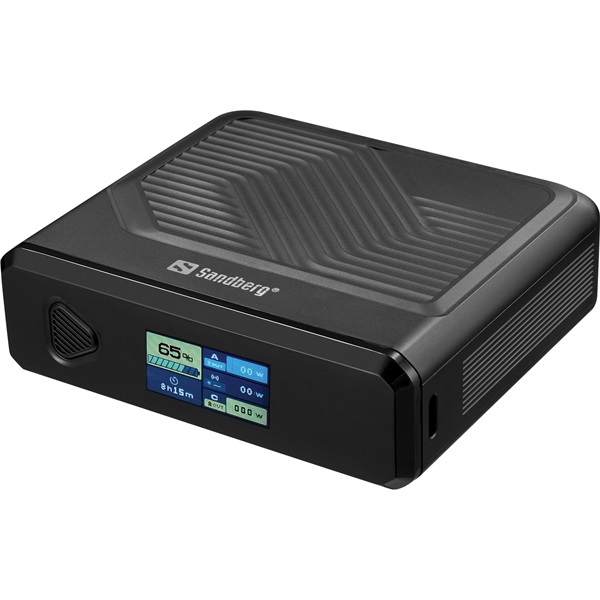 Sandberg 421-25 powerbank Lithium polymer (LiPo) 20000 mAh Trådløs opladning Sort