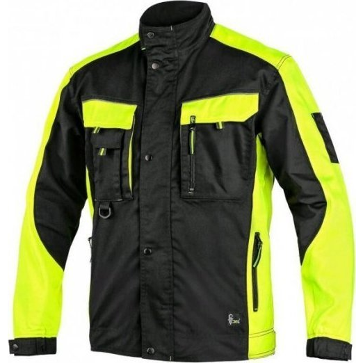  CXS BLUZA/KURTKA CXS SIRIUS BRIGHTON CZARNO-ŻÓŁTA ROZM.58