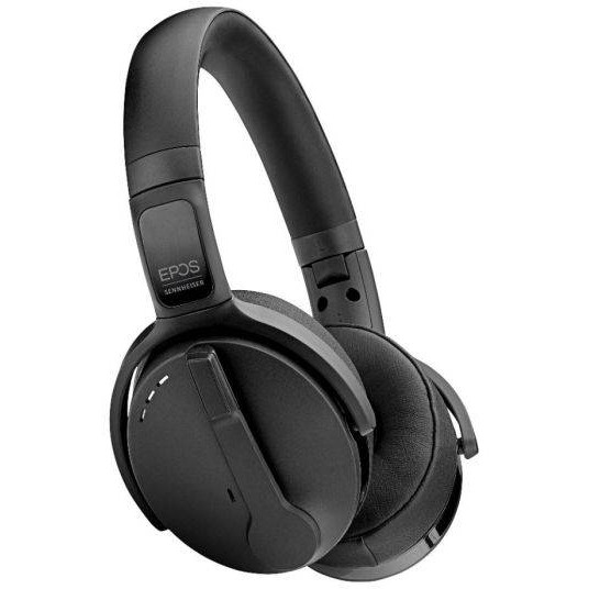 EPOS | SENNHEISER ADAPT 563 Slúchadlá s mikrofónom Káblový a bezdrôtový Pres hlavu Kancelária / call centrum Bluetooth Čierna (1000208)