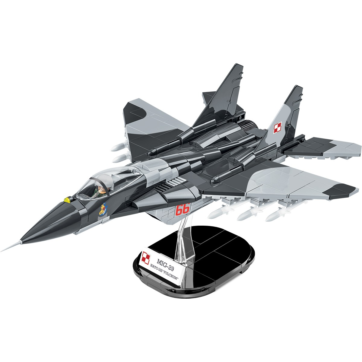 Cobi MiG-29 (UA/PL) repülőgép 550 darabos építő készlet (5840)