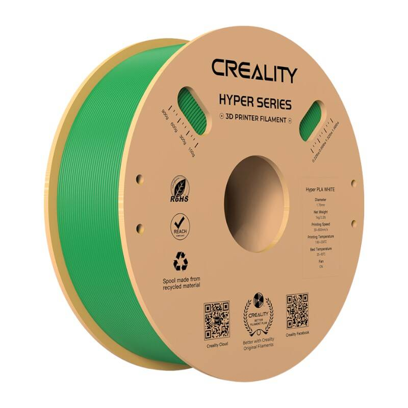 Creality Hyper PLA Filament 1.75mm 1kg - Zöld (3301010380)