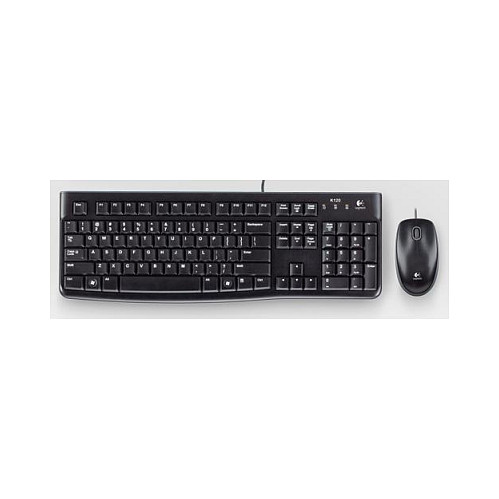 LOGITECH MK120 portugál vezetékes billentyűzet és egér szett - fekete