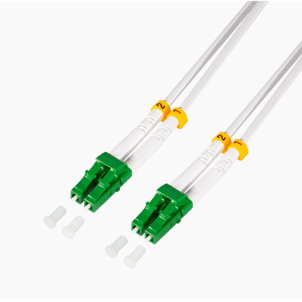 Logilink Steel armored fiber patch cord OS2, Duplex LC/APC - LC/APC, 2.0 m