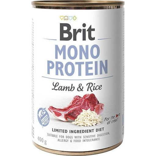 Brit Mono Protein 400 G Lamb & Brown Rice 104100833 (104-100833)
