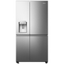Hisense RS818N4TIC хладилник с фризер с две врати Свободно стоящ 632 Д C Неръждаема стомана