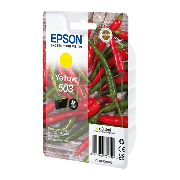 Epson 503 blækpatron 1 stk Original Standard udbytte Gul