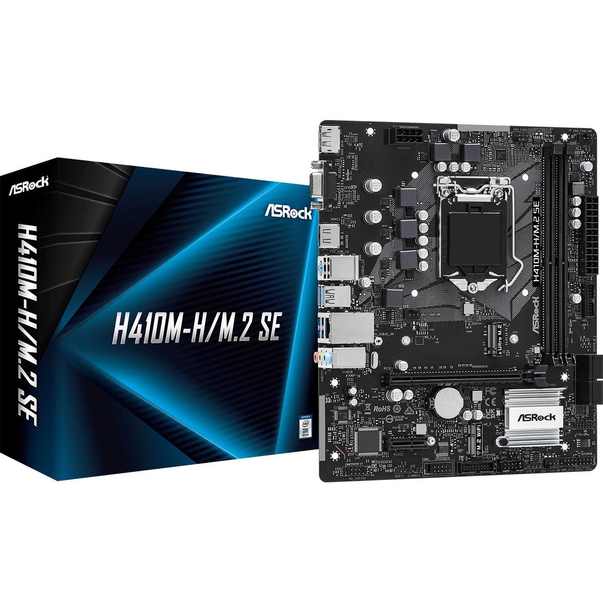 ASRock H410M-H/M.2 SE Alaplap (90-MXBMU0-A0UAYZ)