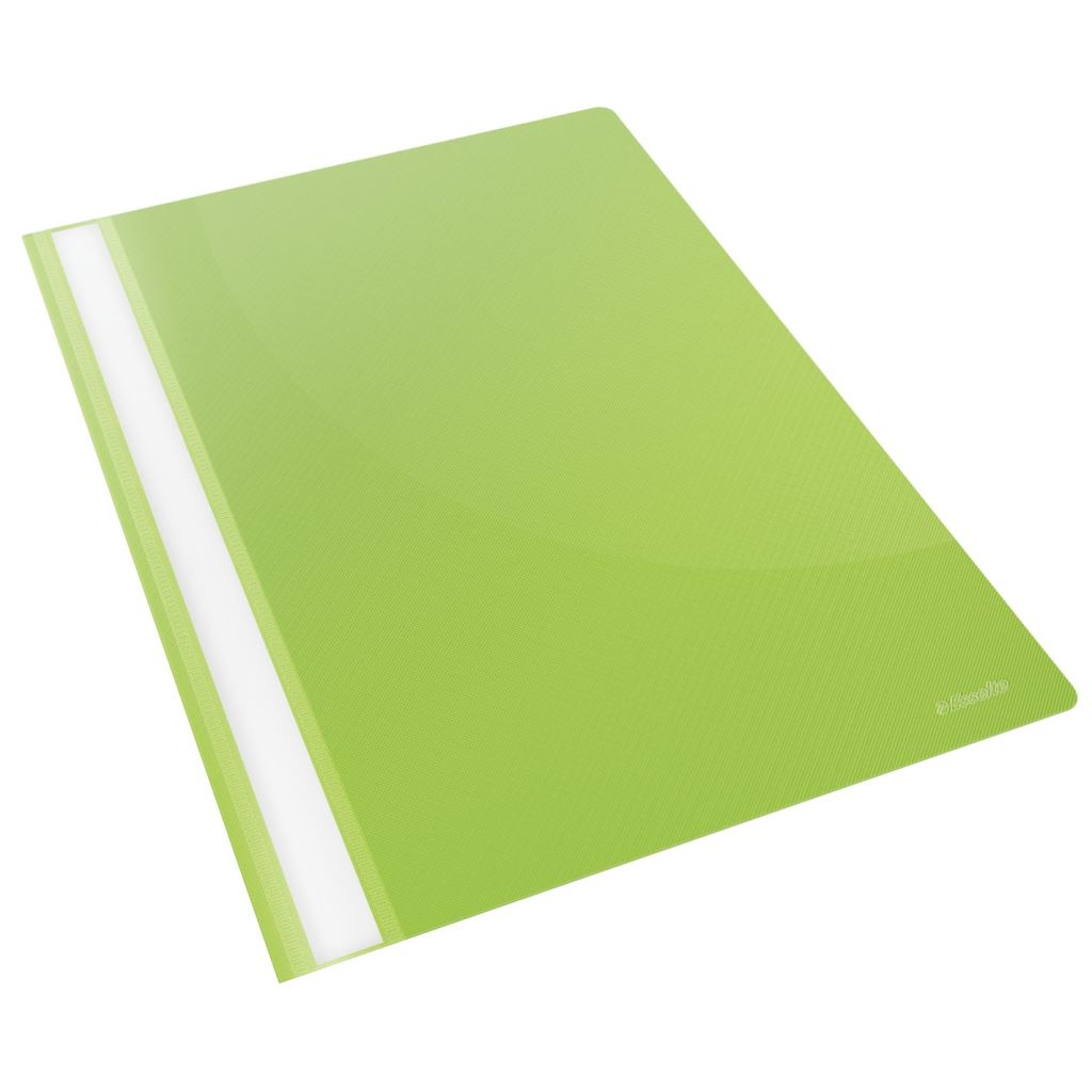 Esselte 15387 VIVIDA műanyag gyorslefűző zöld (E15387) (E15387)