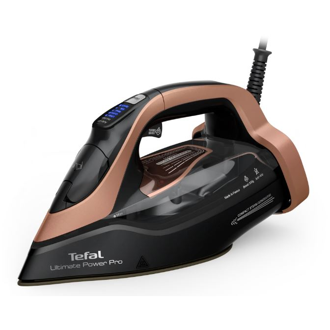 Tefal FV9E50E0 Ultimate Power Pro gőzölős vasaló fekete-rózsaarany (FV9E50E0)