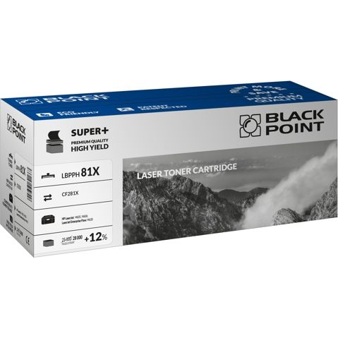 Black Point LBPPH81X utángyártott toner fekete HP CF281X