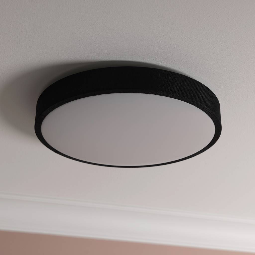 Brilliant Filiz LED-es mennyezeti lámpa LED Fixen beépített LED-es 24 W Fekete-fehér (G80820/76) (G80820/76)
