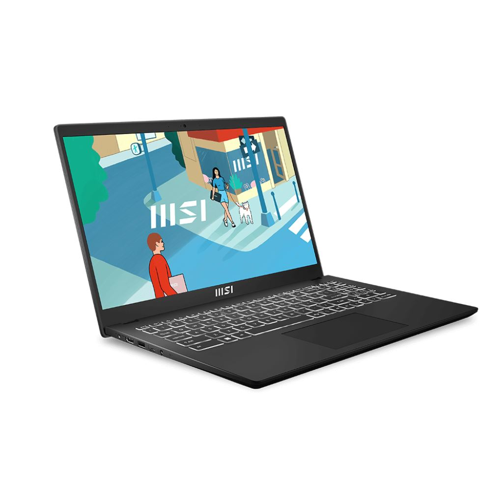 MSI Modern 15 B13M-1029 Laptop Win 11 Home fekete (9S7-15H112-1029) (9S7-15H112-1029)