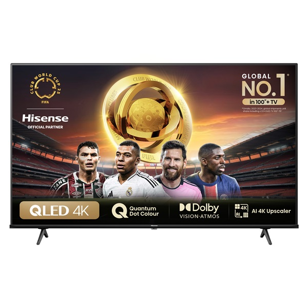Hisense 55E7NQ televízor 139,7 cm (55") 4K Ultra HD Smart TV Wi-Fi Čierna 330 cd/m²