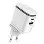 Incarcator de perete USB LDNIO A2423C, cablu USB-C + USB-C