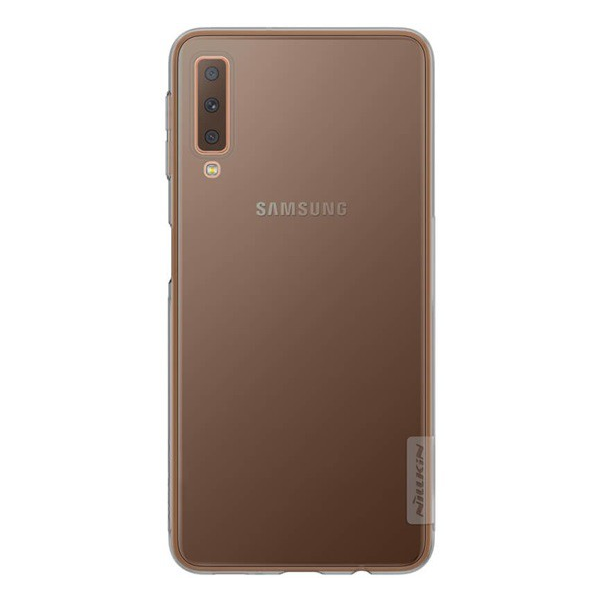 NILLKIN NATURE szilikon telefonvédő (0.6 mm, ultravékony) SZÜRKE [Samsung Galaxy A7 (2018) SM-A750F] (5996457841745)