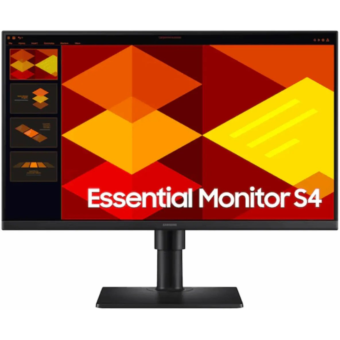 Монитор Samsung LS24D400GSUXXE, черен