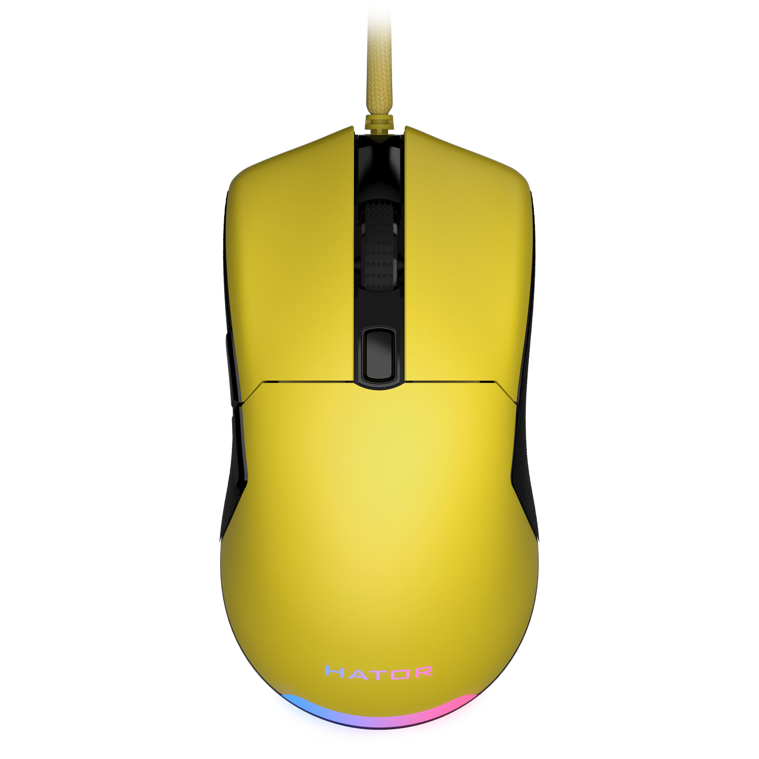 Hator Pulsar 2 6200dpi Wired Gaming Egér - Sárga (HTM-512)