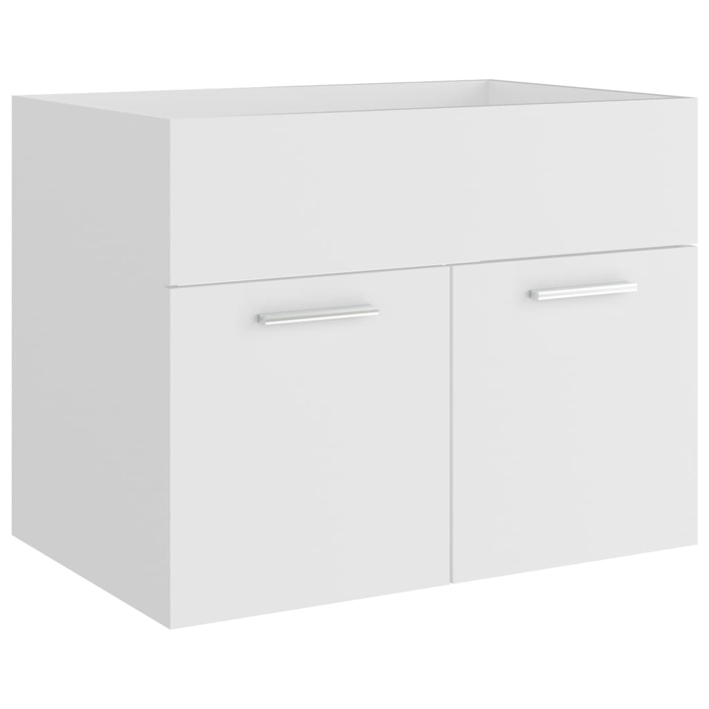 fehér forgácslap mosdószekrény 60 x 38,5 x 46 cm (804647)
