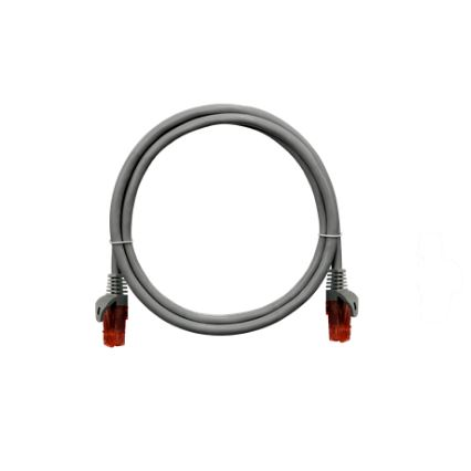 Nikomax Patch кабел UTP, Essential Series, CAT6A, LSZH, 0.5m, сив (NMC-PC4UA55B-ES-005-C-GY)